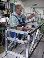Mounting frame for the ARGO experiment