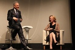 <p><span class="small">Savaglio and Piero Muscari, the director of the award ceremony.</span></p>