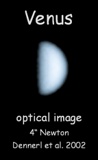 <div style="text-align: center;">Optical image of Venus</div>