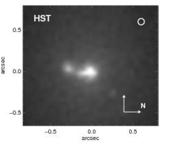 The image of the central region of the galaxy NGC 5419 reveals the presence of a double nucleus.