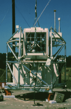 HEXE during ground tests 1980 in Texas.