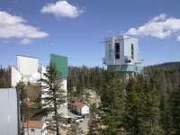 The LBT building on Mt. Graham