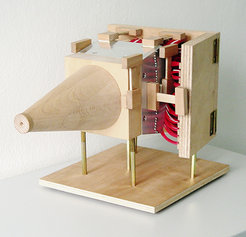 Structure model of a PACS detector