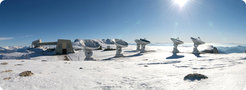 The IRAM Plateau de Bure millimetre interferometre, which is currently being extended to become the NOEMA interferometer. Then it will provide astronomers with 12 antennae and further enhanced detectors.