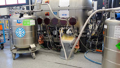 Abkühlen des Beam Combiner Intruments