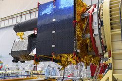 Auf Spektr-RG ist neben dem eROSITA Röntgenteleskop, das am MPE entwickelt und gebaut wurde, auch das russische Telescop “ART-XC” installiert.