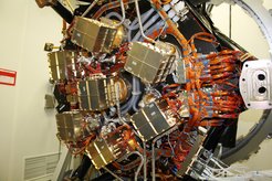 At the focus of each mirror module is a custom-designed, highly sensitive X-ray camera.