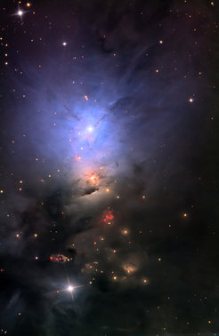 The Perseus molecular cloud harbours many young star formation regions.
