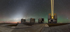 The GALPHYS project centers on ERIS, an integral field unit and imager for near-infrared wavelengths that is currently being commissioned at the VLT. It will use the much more performant ESO Adaptive Optics Facility, shown in this picture.