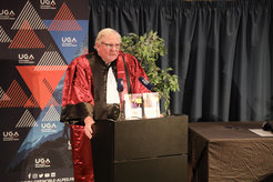 Reinhard Genzel at the Ceremony for Doctor Honoris Causa